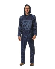 Completo antipioggia Nora (giacca+pantalone) blu Taglie: S-3XL
