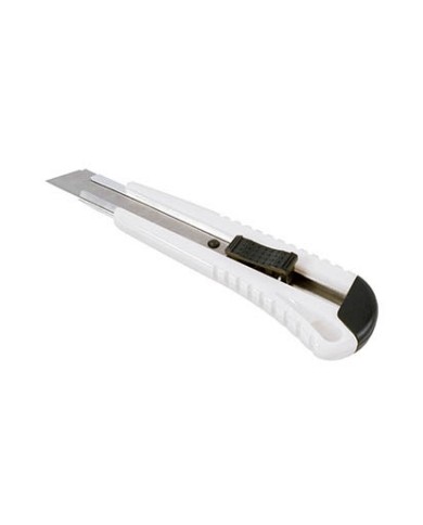 Cutter in ABS con fermo lama e 2 lame di ricambio