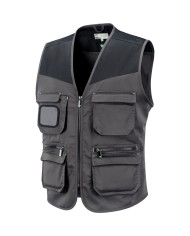 DISCOVERY Gilet da lavoro stretch multitasche bicolore Taglie: S-XXXL