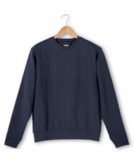 Felpa girocollo 100% tessuto rigenerato Tg.XS-3XL