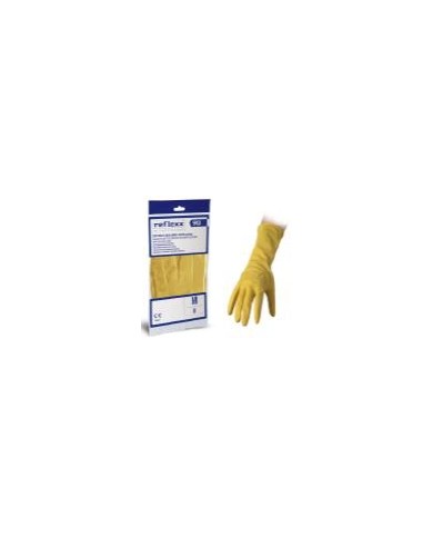 Guanti riutilizzabili lattice felpati R90 50gr 1paio (S-XL)