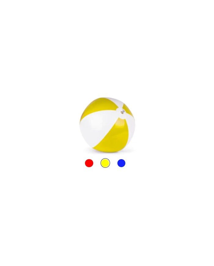 Pallone gonfiabile da spiaggia in pvc bicolore diametro cm 28