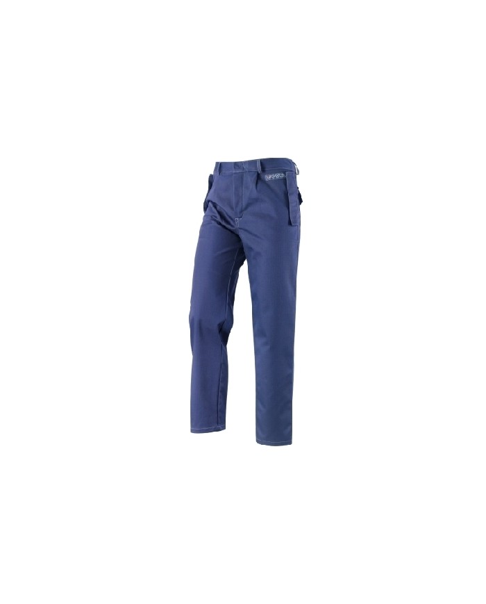 PENTAVALENTE Pantalone da lavoro realizzato con tessuto ignifugo, antiacido e antistatico 80% cotone, 19% poliestere, 1% fibra 