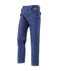 PENTAVALENTE Pantalone da lavoro realizzato con tessuto ignifugo, antiacido e antistatico 80% cotone, 19% poliestere, 1% fibra 