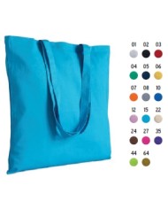 Shopper in cotone 135 g/m, manici lunghi 42x42cm