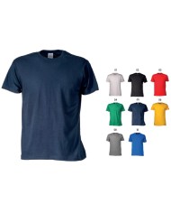 T-shirt da uomo 100% cotone semi pettinato Tg.XS-3XL