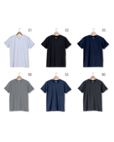 T-shirt unisex manica corta 145 g/m2 60% cotone riciclato/40% poliestere riciclato