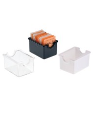 Vaschetta portabustine polistirene rettangolo cm.8x5x5h 12pz