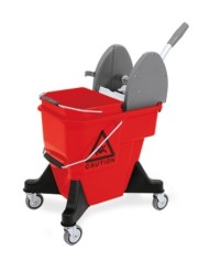 ALEX2A+P Secchio carrellato duo 20 lt (10+10) con 4100PA
