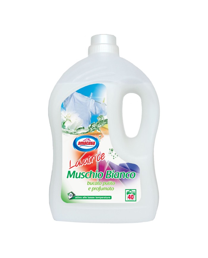 AMA Lavatrice Muschio Bianco 40 lavaggi 3lt