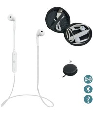 Auricolari stereo Bluetooth V 4.2 + EDR con microfono integrato confezionasto in custodia in EVA *In eaurimento