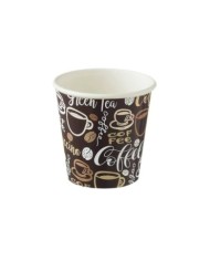 Bicchiere Carta+PE Coffe marrone 115ml Ø6,2x6,3cm 1000pz