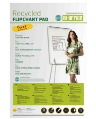 Blocchi per lavagna Earth 65x98cm 20fg bianco Bi-Office (Min.Mul./5)