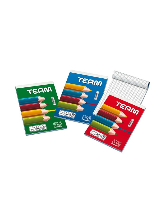 Blocco note Team 5mm 150x210mm 50gr 50fogli Blasetti (Min.Mul./10)