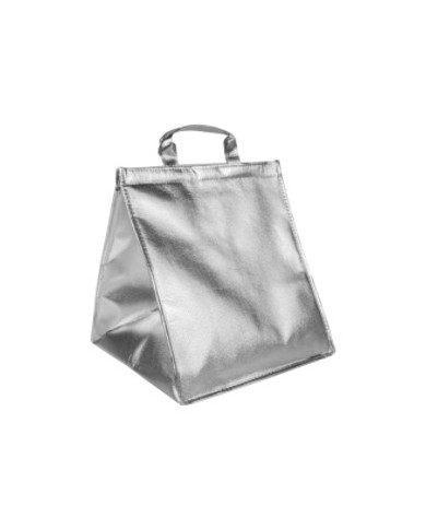 Borsa frigo in tnt laminato, porta torte/pizza, chiusura con velcro, 38x43x38cm