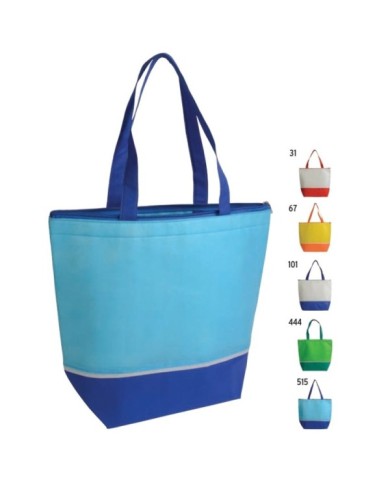 Borsa termica in tnt, interno argentato