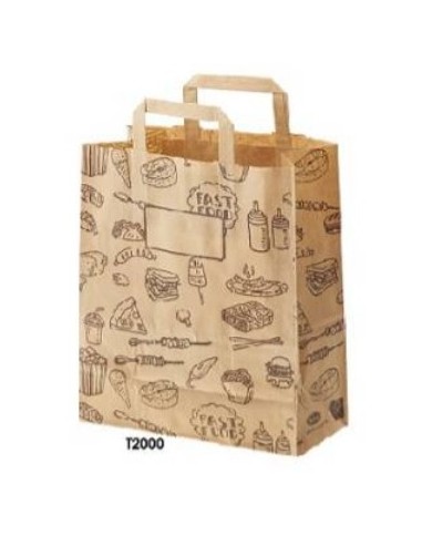 Buste in carta per asporto 20+10x32cm 50pz