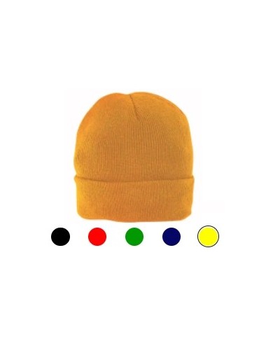 Cappellino in maglia 100% acrilico a filo doppio (65/70 g) modello concert - pesante