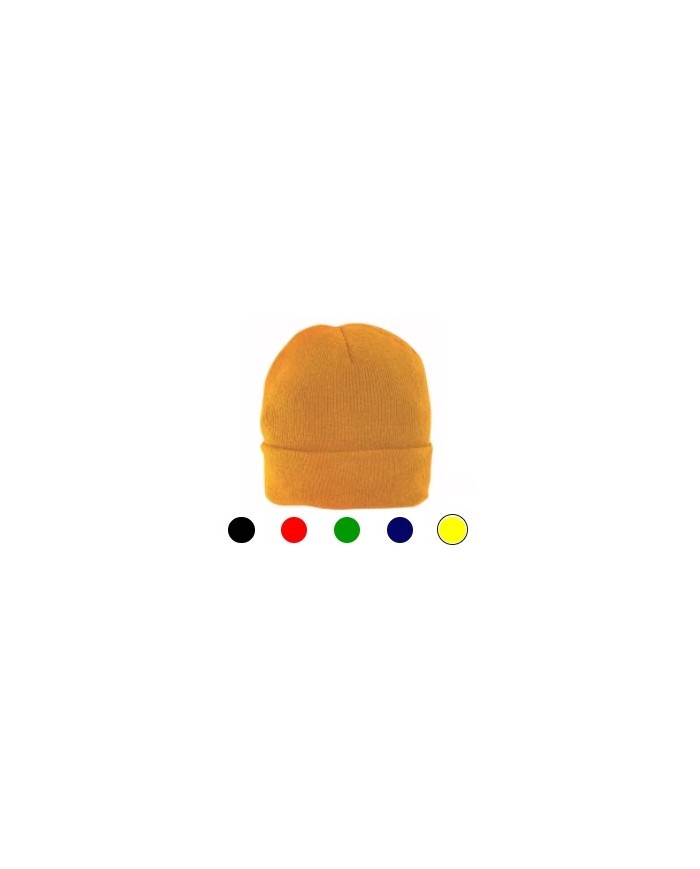 Cappellino in maglia 100% acrilico a filo doppio (65/70 g) modello concert - pesante