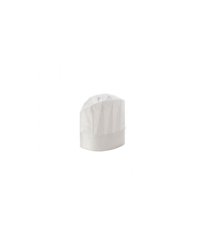 Cappello chef in TNT bianco 28,5x24cm 25pz