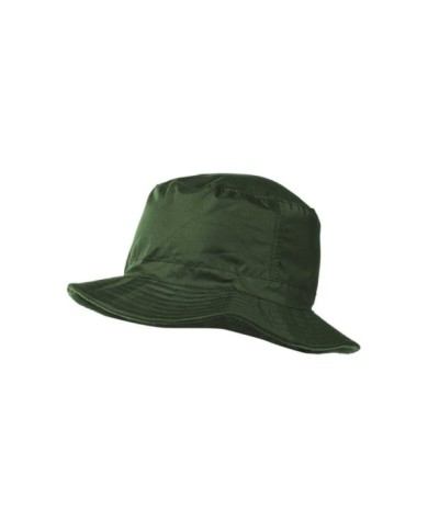 Cappello rotondo impermeabile antipioggia con interno foderato in pile verde