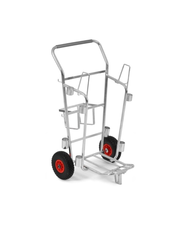 Carrello in metallo per nettezza urbana con ruote ø260mm