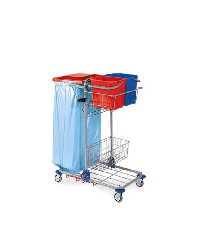 Carrello multiuso L1.75.80 cromato “Piccolo” (Montato)