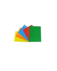 Cartellina con elastico cartone plastificato 3 lembi 25x34cm colori assortiti Cartotecnica del Garda (Min.Mul./10)