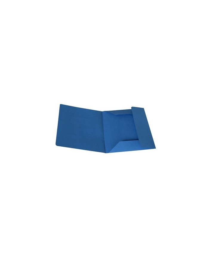 Cartelline 3 lembi senza stampa cartoncino Manilla 200gr 25x33 cm azzurro Cartotecnica del Garda conf. 50 pezzi