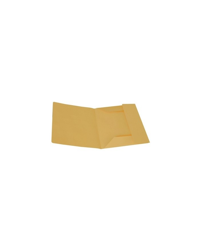 Cartelline 3 lembi senza stampa cartoncino Manilla 200gr 25x33 cm giallo Cartotecnica del Garda conf. 50 pezzi
