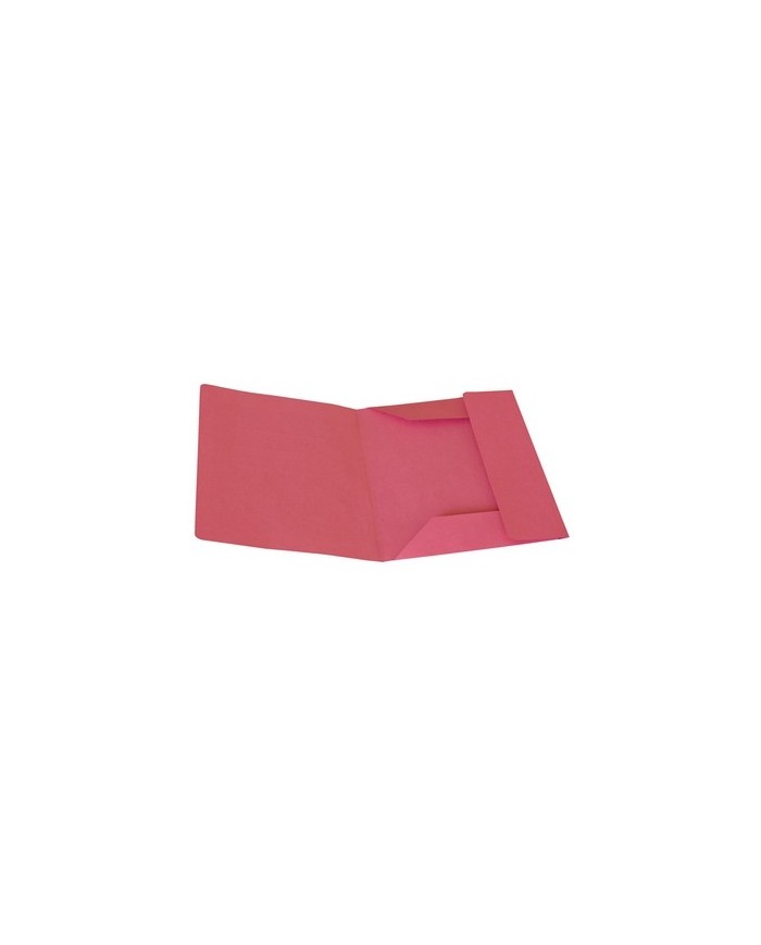 Cartelline 3 lembi senza stampa cartoncino Manilla 200gr 25x33 cm magenta Cartotecnica del Garda conf. 50 pezzi