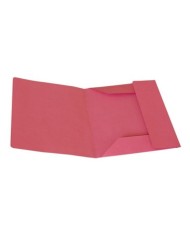 Cartelline 3 lembi senza stampa cartoncino Manilla 200gr 25x33 cm magenta Cartotecnica del Garda conf. 50 pezzi