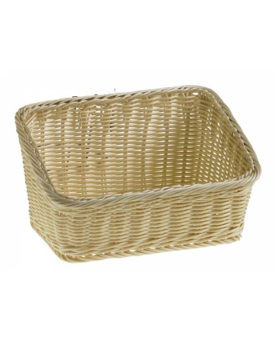 Cestino Prestige inclinato portapane in polipropilene 34x24x11/18cm