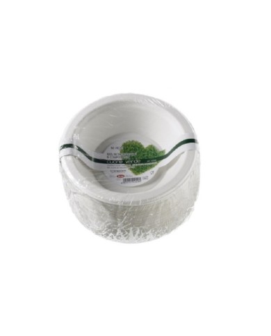 Ciotola rotonda in polpa di cellulosa Ø16x4cm 50pz