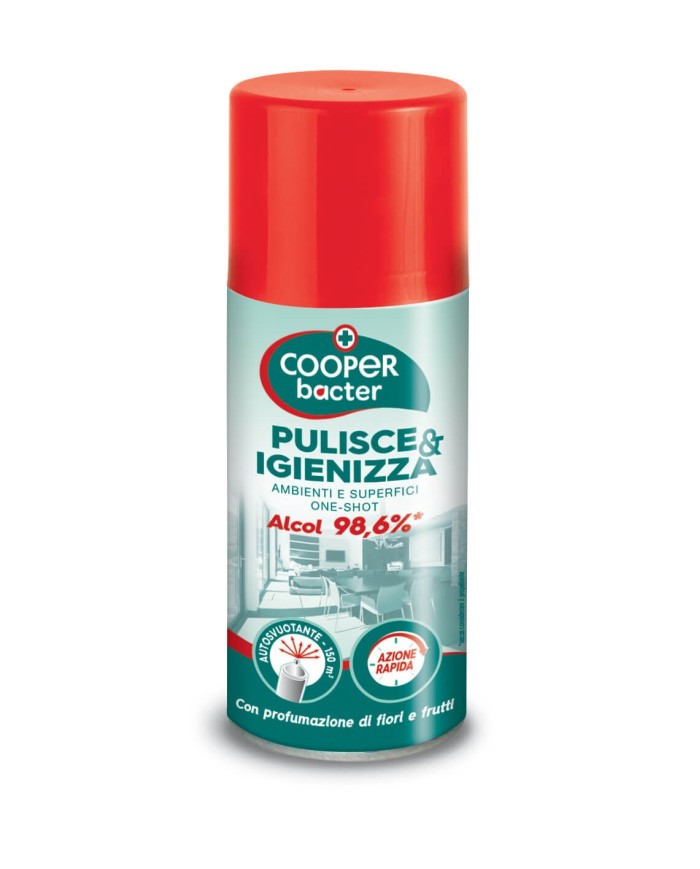 Cooperbacter igienizzante ambienti autosvuotante 150ml
