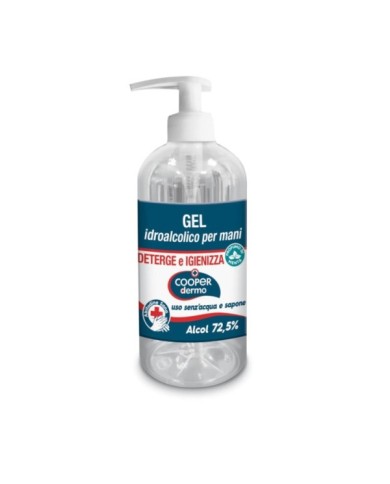 Cooperdermo Gel igienizzante mani 500ml + dosatore