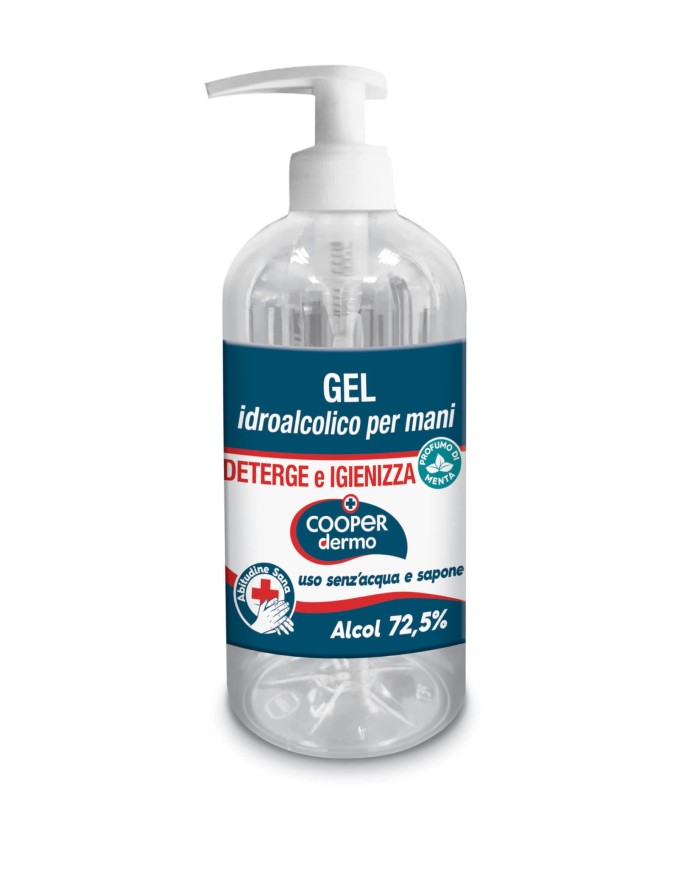 Cooperdermo Gel igienizzante mani 500ml + dosatore