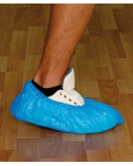 Copriscarpe in PVC azzurro misura unica 1000pz