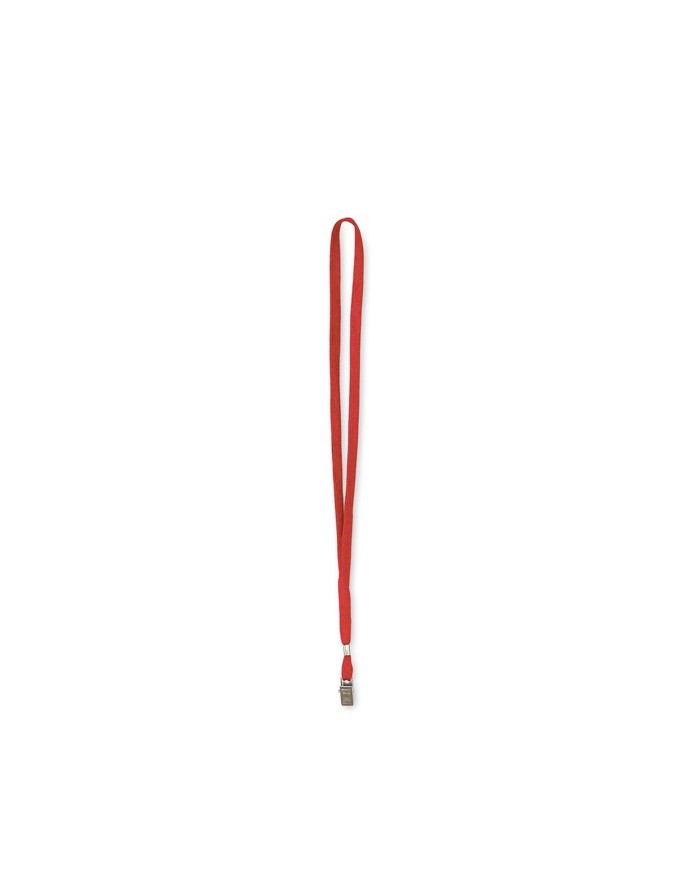 Cordoncino per portabadge 49x1 cm rosso Lebez 100 pezzi