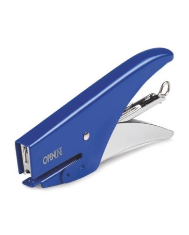 Cucitrice manuale a pinza OPENLINE passo 6 max 18 ff blu 0185B blu