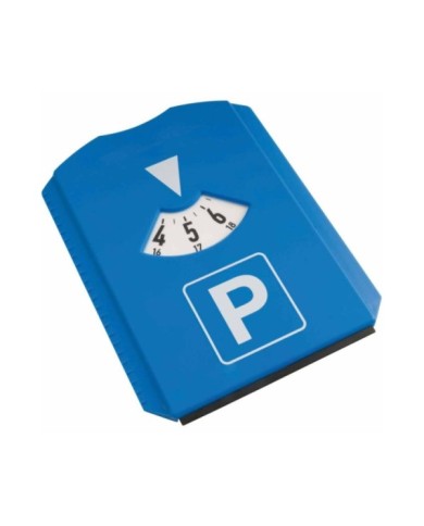 Disco orario in plastica multifunzione con raschiaghiaccio, spatola in gomma e 3 gettoni per carrello