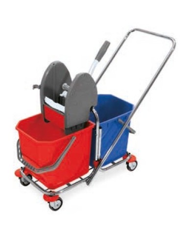 E2.25.80 Carrello duo 2x25lt con manico e 4100PR
