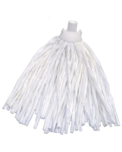 Ecomop Socket in TNT ritorto a vite bianco 160g