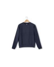 Felpa girocollo 100% tessuto rigenerato Tg.XS-3XL