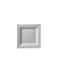 Fondina quadrata in polpa di cellulosa compostabile 20x20cm 50pz