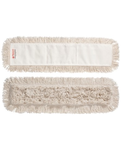 Frangia in cotone con tasche 100cm