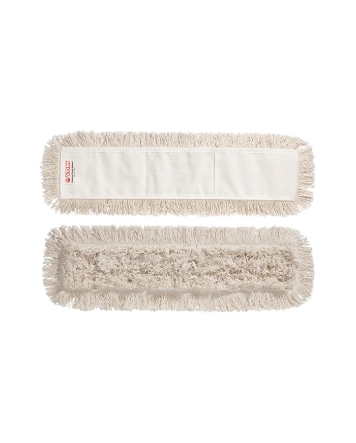 Frangia in cotone con tasche 100cm