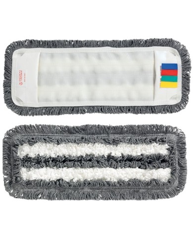 Frangia lavaggio microfibra con tasche 40x11 cm