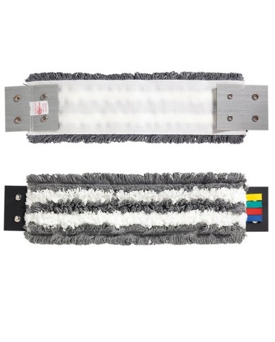 Frangia lavaggio microfibra ELPAROLL con bottoni 45x10 cm