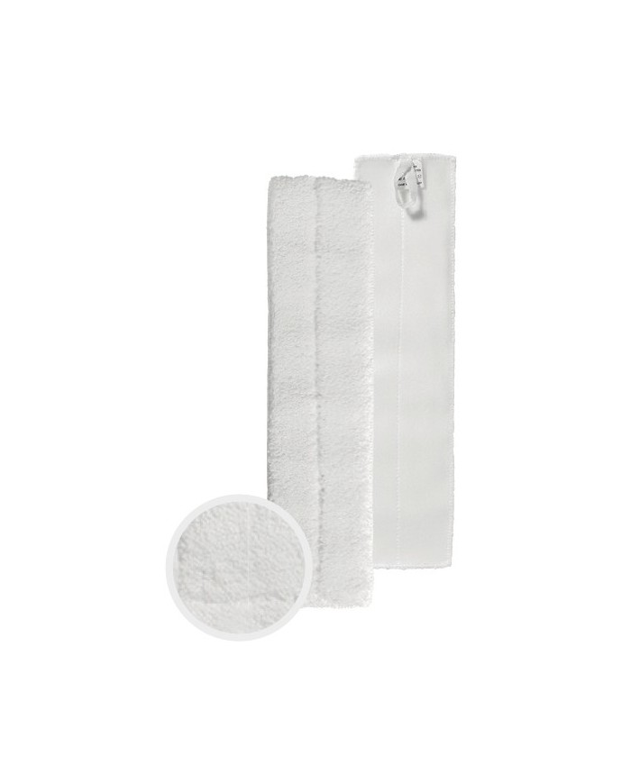 Frangia microfibra bianca con velcro 60x11 cm